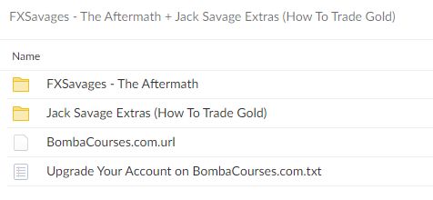 The Aftermath + Jack Savage Extras (How To Trade Gold) with FXSavages 419571qINMgy3 The Aftermath Jack Savage Extras How To Trade Gold By FXSavages