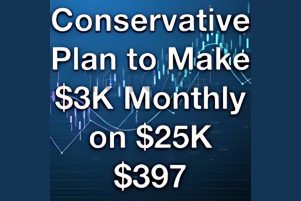 A Conservative Plan to Make $3K Monthly on $25K By Dan Sheridan – Sheridan Options Mentoring image