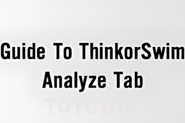 GUIDE TO THINKORSWIM ANALYZE TAB By Simpler Trading image