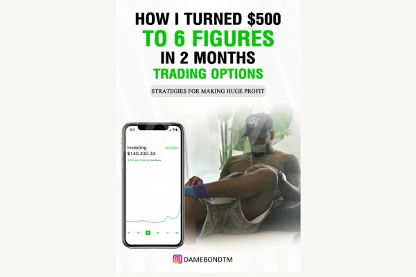 How I Turned $500 to 6 Figures in 2 months Trading Options By The Money Printers image
