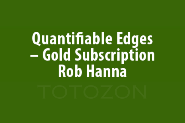 Quantifiable Edges – Gold Subscription By Rob Hanna image