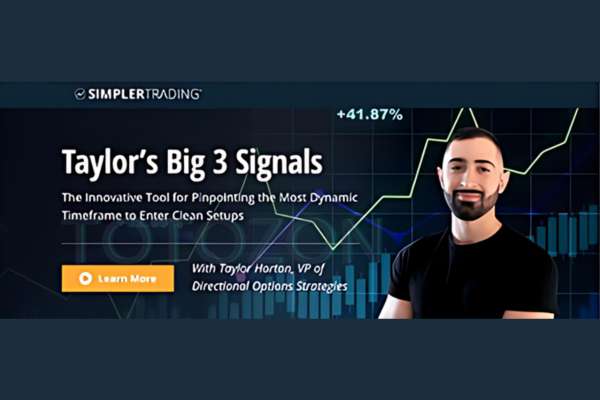 Taylor's Big 3 Signals (Elite Package) July 2022 With Taylor Horton - Simpler Trading image 600x400