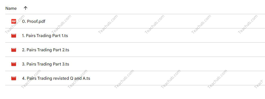 40231lfTevgSJ Pairs Trading The Final Frontier with Don Kaufman 1