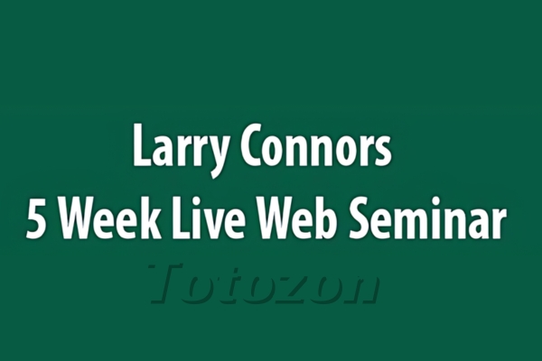 5 Week Live Web Seminar (Video & WorkBook ) with Larry Connors