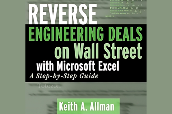 A financial analyst using Microsoft Excel to reverse engineer a complex Wall Street deal.