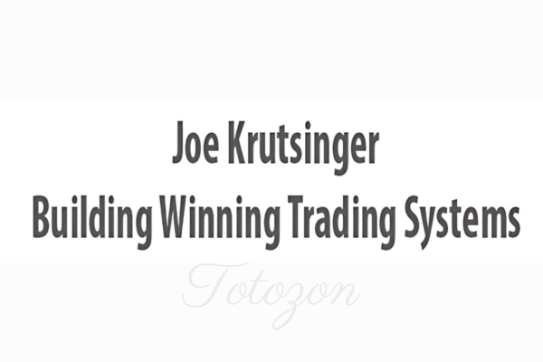 A trader developing a winning trading system on a computer, analyzing market charts and data.