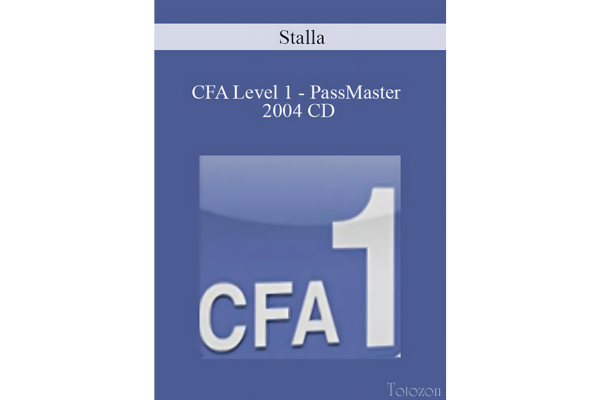 CFA Level 1 – PassMaster 2004 CD with Stalla image