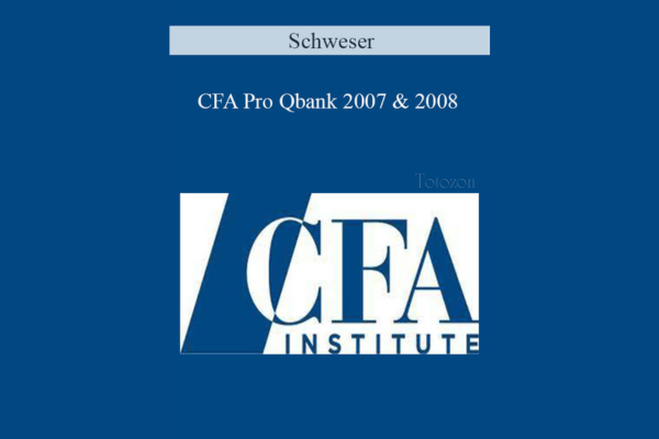 CFA Pro Qbank 2007 & 2008 with Schweser image 600x400