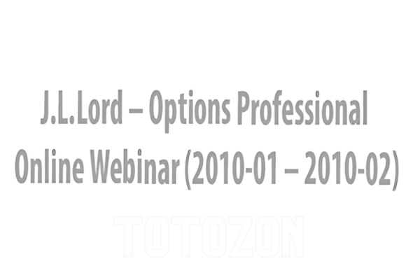 Detailed analysis and summary of the Options Trading Webinar with J.L. Lord.