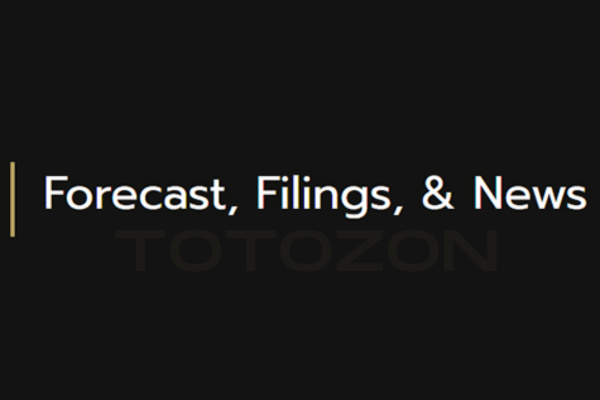 Forecast, Filings, & News By Jtrader image