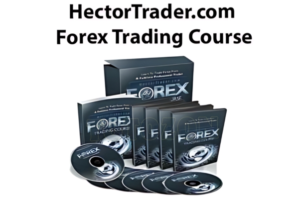 Hector DeVille standing in front of a Forex trading chart, explaining strategies.