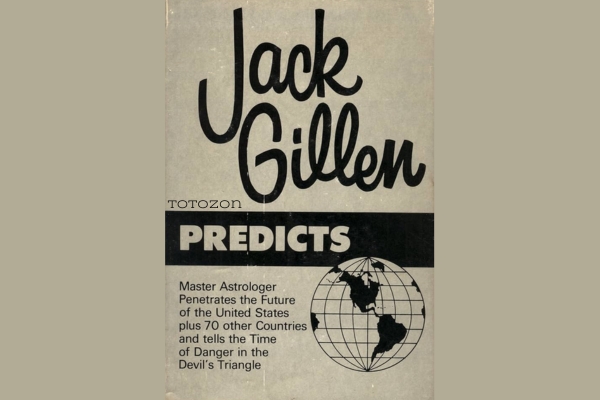 Jack Gillen analyzing astrological charts for market predictions.