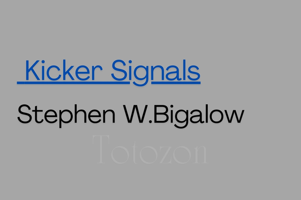 Kicker Signals by Stephen W.Bigalow image