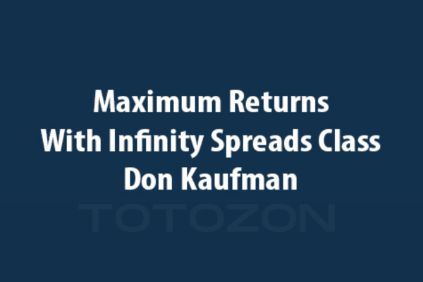 Maximum Returns with Infinity Spreads Class with Don Kaufman image