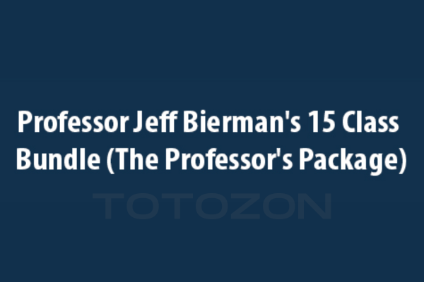 Professor Jeff Bierman's 15 Class Bundle (The Professor's Package) image
