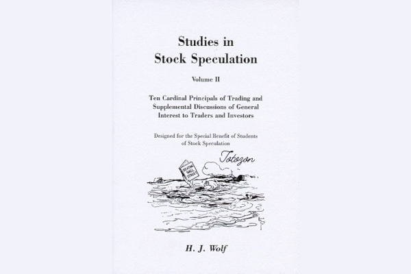 Studies in Stock Speculation by H.J. Wolf, reflecting the complexity and intrigue of the stock market.