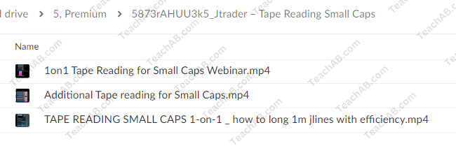 Tape Reading Small Caps with Jtrader 5873rAHUU3k5 Tape Reading Small Caps By Jtrader